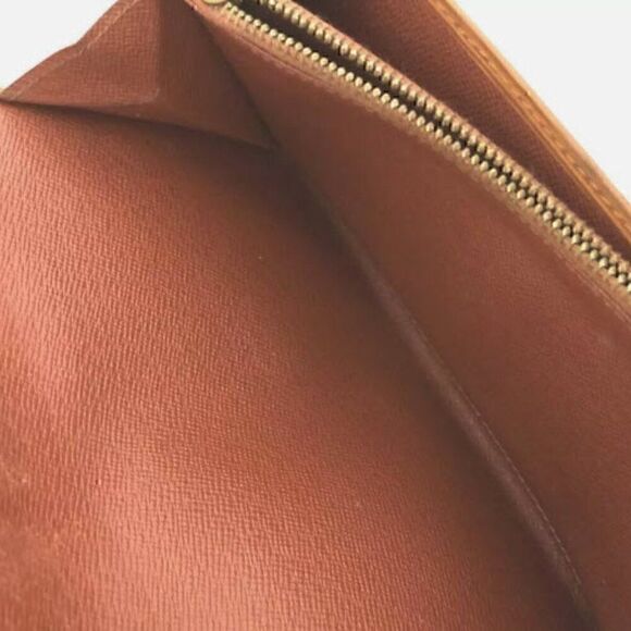 Louis Vuitton Epi Porte Feuille Sarah Leather Long Bifold Wallet Brown/2BA4653 - Picture 6 of 8